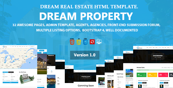 Dream Property - Real Estate HTML Template