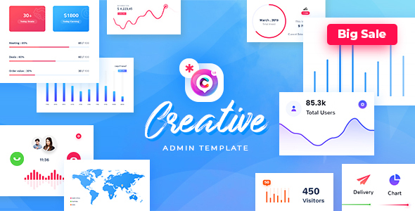 Creative - Responsive Admin Dashboard Template