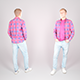 Stylish man in a plaid shirt 23 - 3DOcean Item for Sale