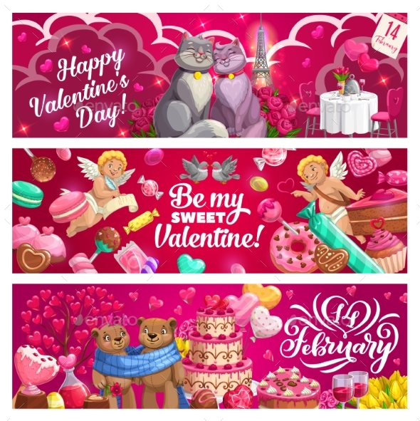Valentines Day Hearts, Love Holiday Gifts, Cupids