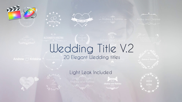 Wedding Title V.2 alt