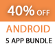 5 app android source code bundle, pack, combo - CodeCanyon Item for Sale