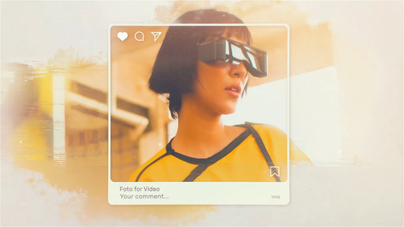 Instagram Memories Watercolor Slideshow alt