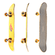 Yellow skateboard with PBR textures 21 - 3DOcean Item for Sale