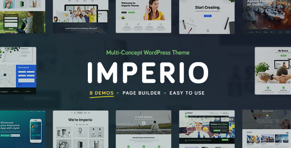 Imperio – Business, E-Commerce, Portfolio & Photography WordPress Theme