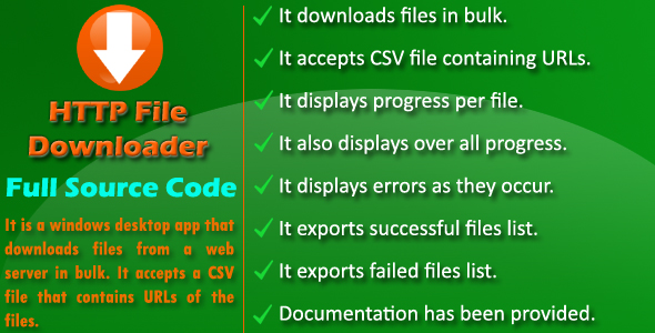 HTTP File Downloader - Source Code