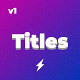 Digital Glitch Titles - VideoHive Item for Sale