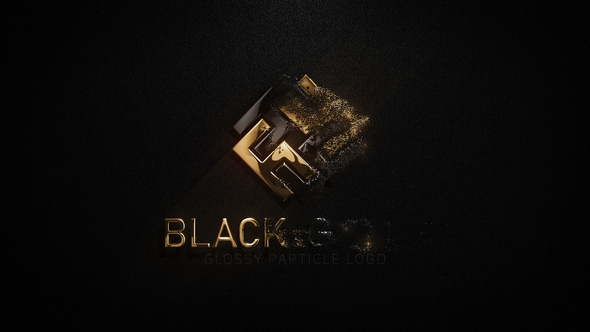 Glossy Particle Logo alt