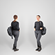 Woman dressed in black with backpack 100 - 3DOcean Item for Sale