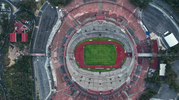 Soccer Estadio Universitario Athletic Sports Field in Olympic Oval Arena Stadium in Mexico City - Ae