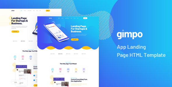 Gimpo - App Landing Page HTML Template