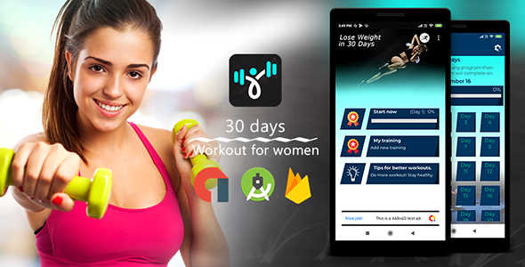 Female Firness | Admob | Firebase | Android Studio