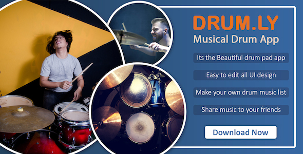 Drum.ly : Musical Drum Pad App ( Android 10 )