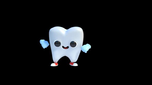 Dancing Cartoon Tooth