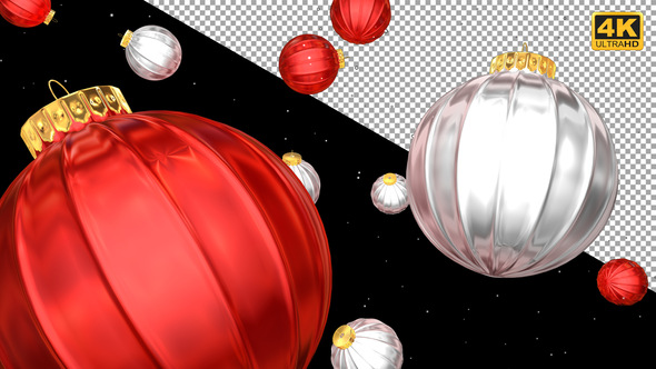 Christmas Balls Transitions 4K alt