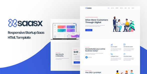 SaasX - Saas Startup HTML Template