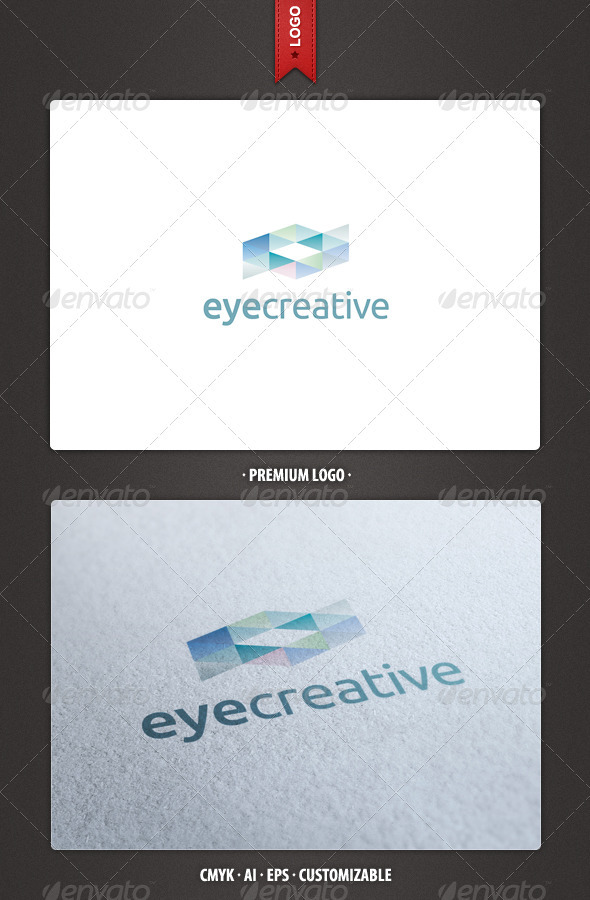 Abstract Eye Creative Logo Template