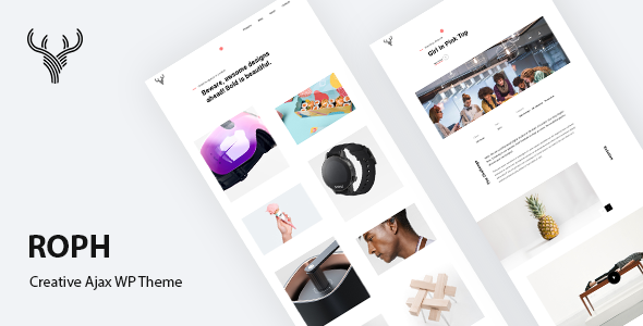 Roph - Creative Ajax Portfolio WordPress Theme