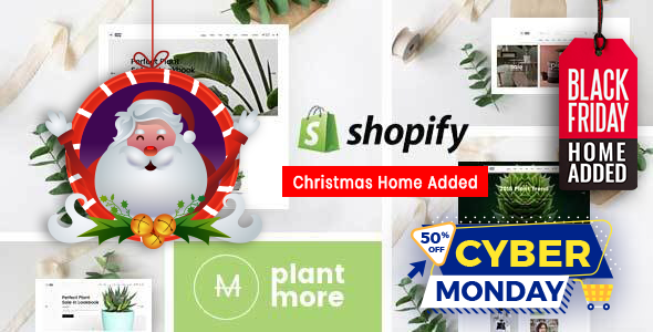 Plantmore - Flower Shopper Theme Shopify