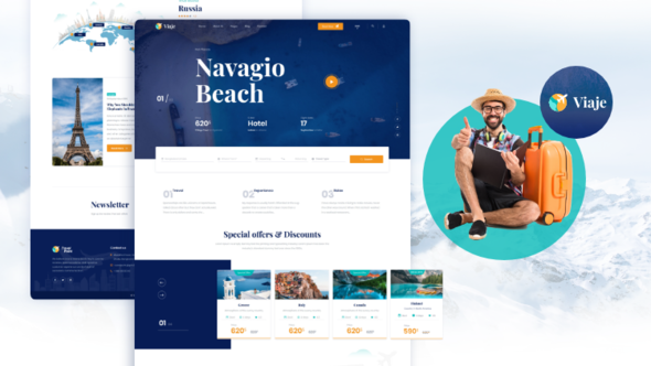 Viaje - Travel and Tour HTML Template