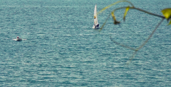 Small Boats On Sea