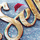 Christmas Gold Snow Logo - VideoHive Item for Sale