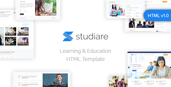 Studiare - Education HTML5 Template for Univeristy & Online Courses