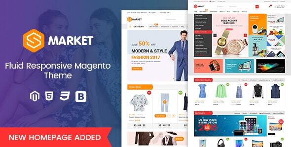 Smarket - Fluid Responsive Magento 2.3 MultiPurpose Theme