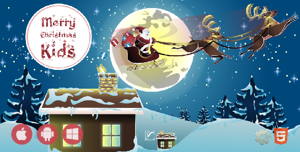 Download Merry Christmas Kids • HTML5 + C2 Game Nulled - ThemeHits