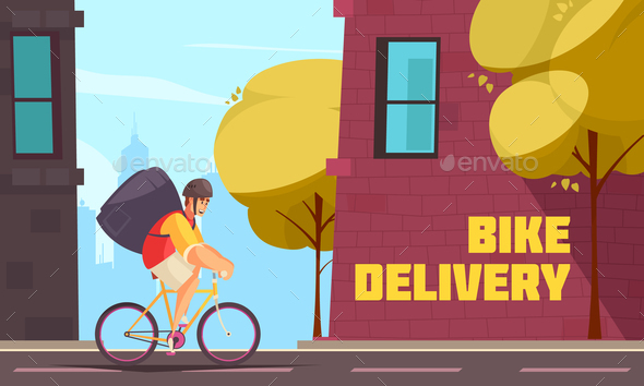 Delivery By Bike Composition