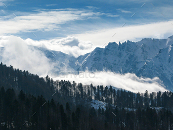 Carpathian Mountains in Winter - Bucegi, Romania