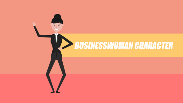 Businesswoman Character Animation