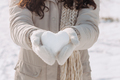 Snow Heart in Hands - PhotoDune Item for Sale