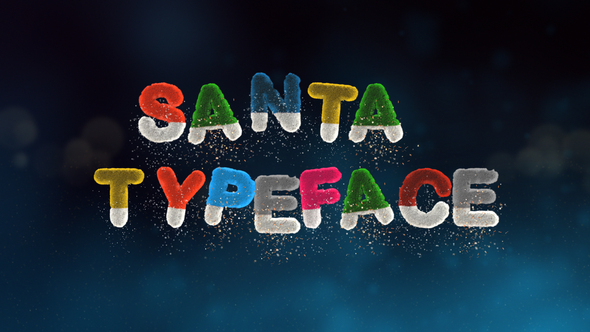 Harry Santa Text Letters