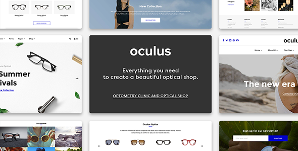 Oculus - Creative Sunglasses WooCommerce Shop