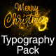 Merry Christmas Typography Pack - VideoHive Item for Sale
