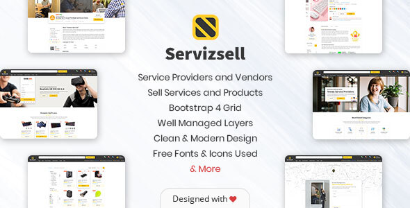 Servizsell - Service Finder and Vendors Directory Template