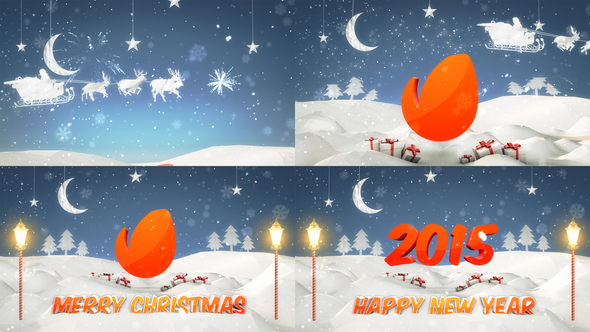 Christmas / New Year Logo Intro