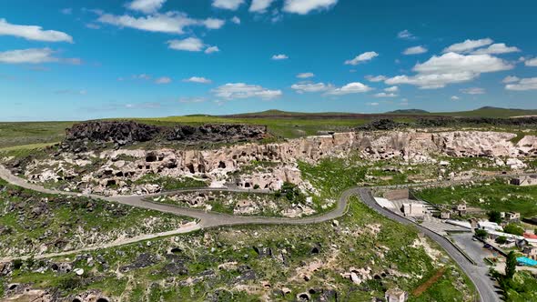 Cappadocia aerial view 4 K Awesome Background