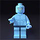 LEGO minifigure - Dr. Manhattan - Watchmen - 3DOcean Item for Sale