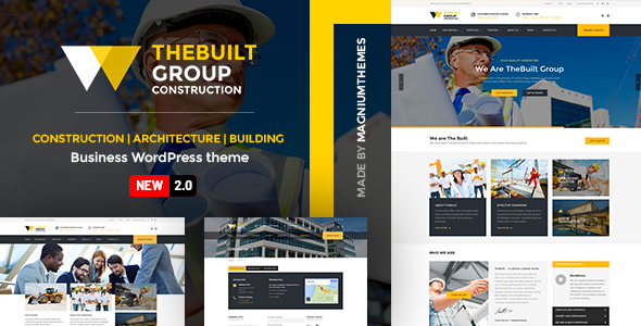 TheBuilt - Motyw WordPress dla budownictwa i architektury