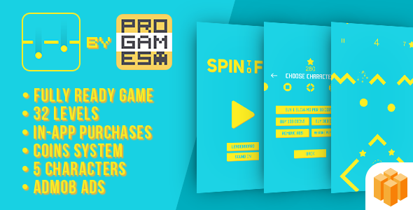 Spin 2 Fit - BUILDBOX - ANDROID - easy to reskine + AdMob