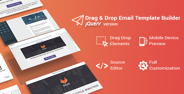 Drag & Drop Email Template Builder for jQuery
