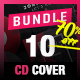 10 Music CD Cover Templates Bundle - GraphicRiver Item for Sale