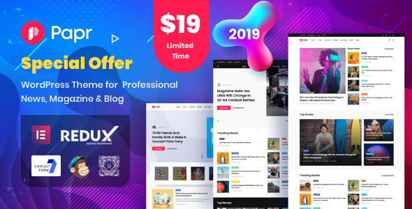 News Magazine Papr | News Magazine WordPress Theme