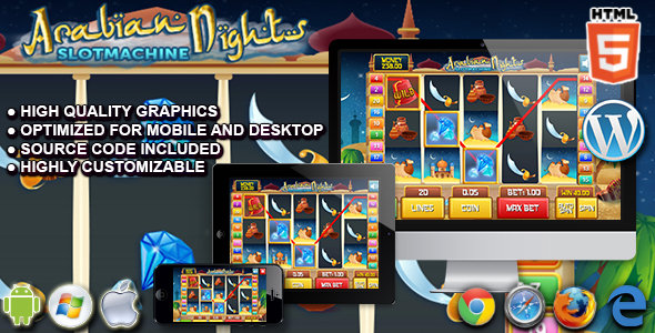 Slot Arabian - HTML5 Casino Game