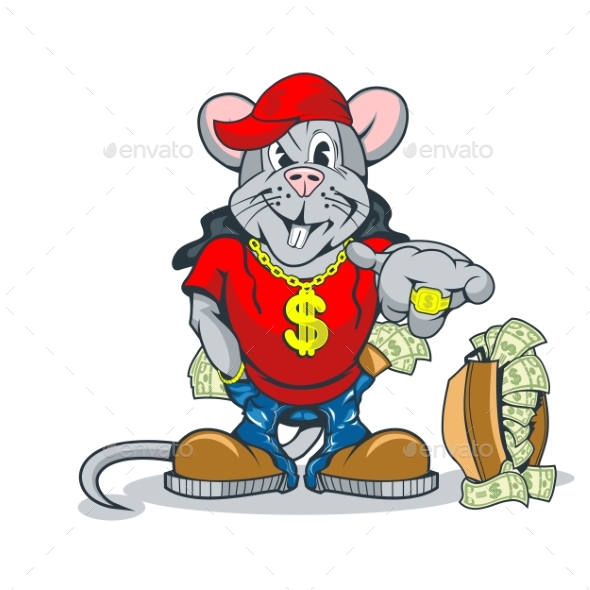 Rich Rat Showing an Abundance of Wealth