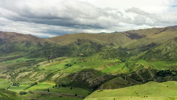 Time Lapse of Beautiful New Zealand Mountain Range