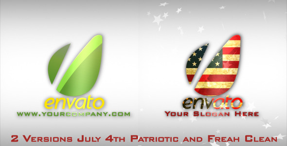 Fresh & July 4th Patriotic Logo Opener