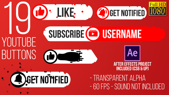 Youtube Subscribe Button Splat FullHD alt